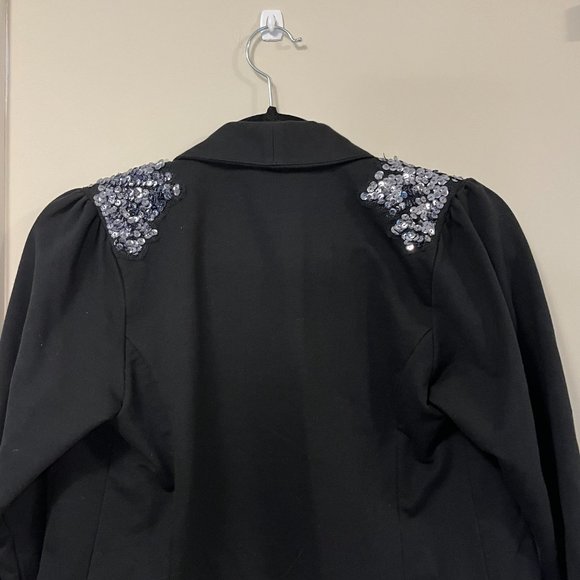 Soaked in Luxury jacket with sequinned shoulder pads - Picture 2 of 3